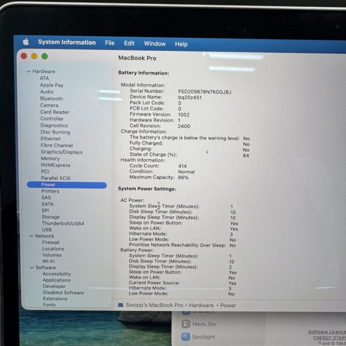 Macbook Pro 13" M2 | 8GB | 512GB SSD | Space Grey - Image 8
