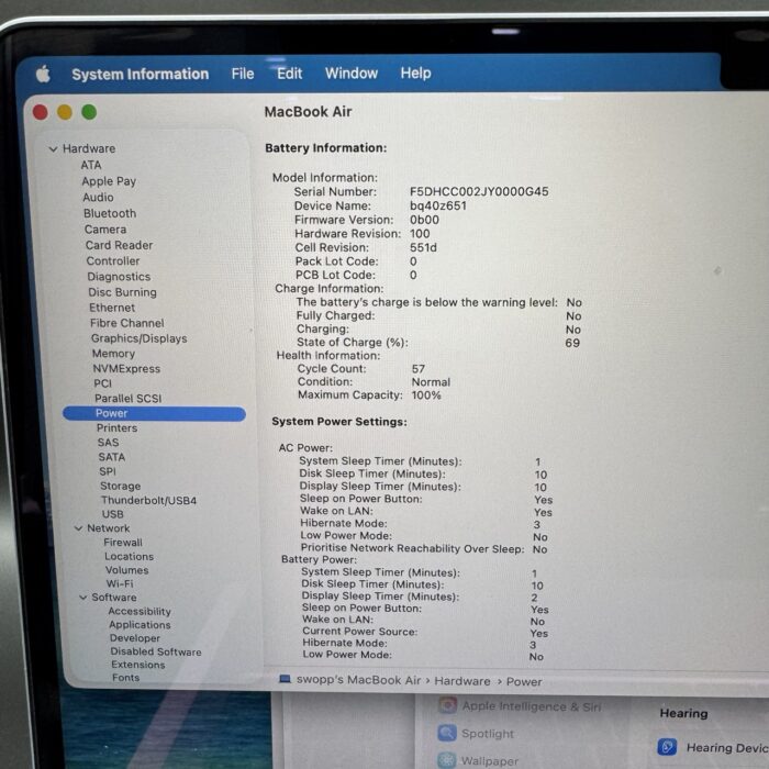 Macbook Air M4 13" | 16GB | 256GB SSD | SKY Blue - Image 6