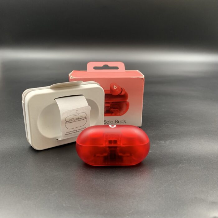 Beats Solo Buds Transparent Red - Image 2