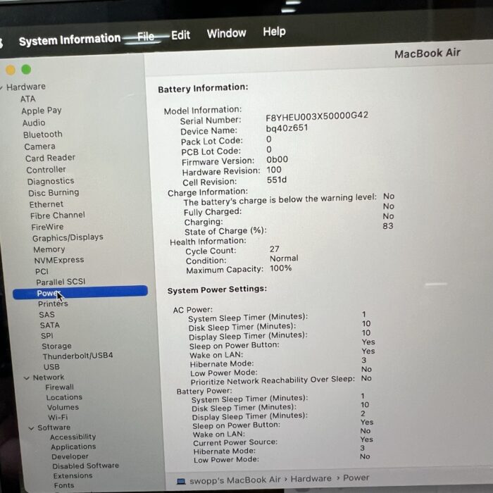 Macbook Air M4 13-inch | 16GB | 512GB | Midnight - Image 5